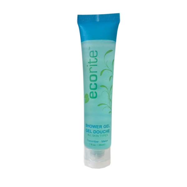 Ecorite Shower Gel, 30ml Tube with Flip Top Cap, Cucumber and Melon, PK 288 HA-ER-003 - main